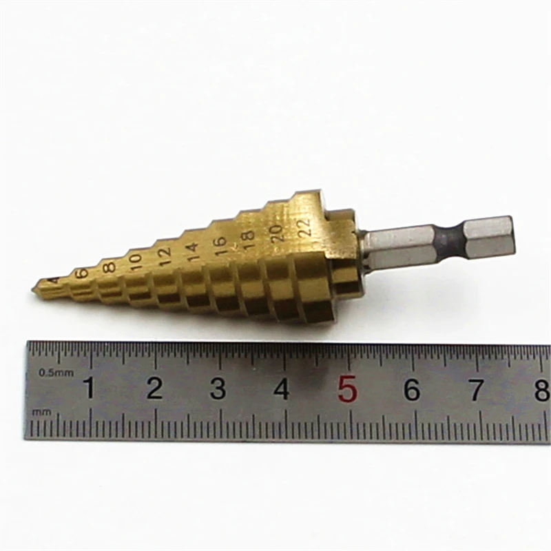 HSS Khoan 4Mm-22Mm Gỗ Dụng Cụ Điện 1/4 "Chuôi Lục Giác Giá Sỉ Chất Lượng Cao khoan Kim Loại Titan