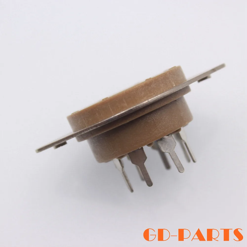 8Pin Octal Electron Tube Socket Base For EL34 KT88 6V6 GZ34 6550 KT120 EL37 GZ32 Hifi Audio Tube AMP DIY Chassis PCB mount