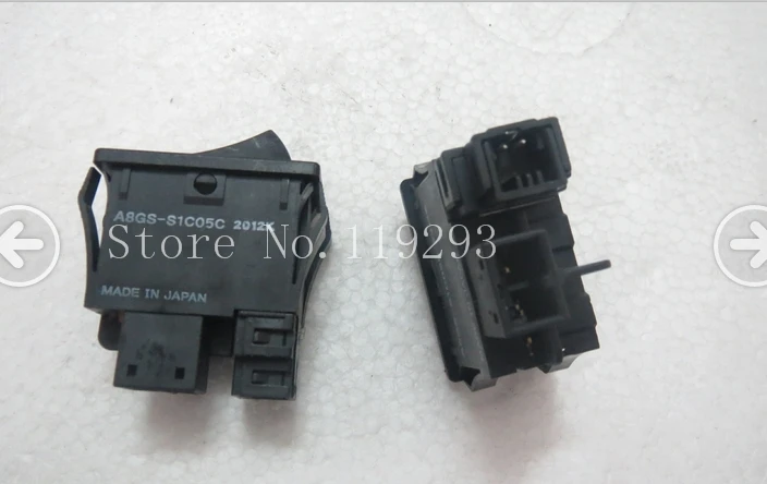 [BELLA]Japan   A8GS-S1C05C 2012K 4 feet 2 files Rocker Switch Rocker Switch--10PCS/LOT