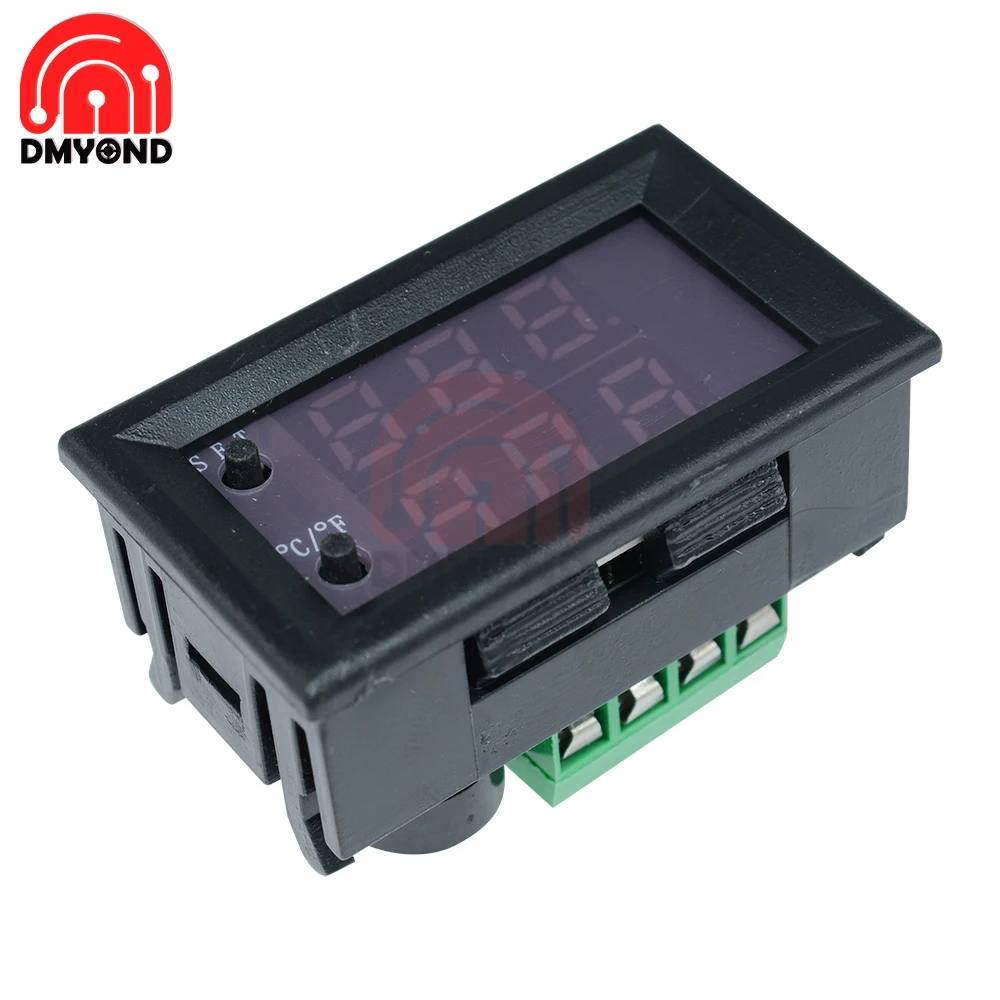 W1209WK DC 12V AC 110V-220V -50-110C Digital LED Thermostat Temperature Controller Switch Module NTC Thermostat Sensor Prob