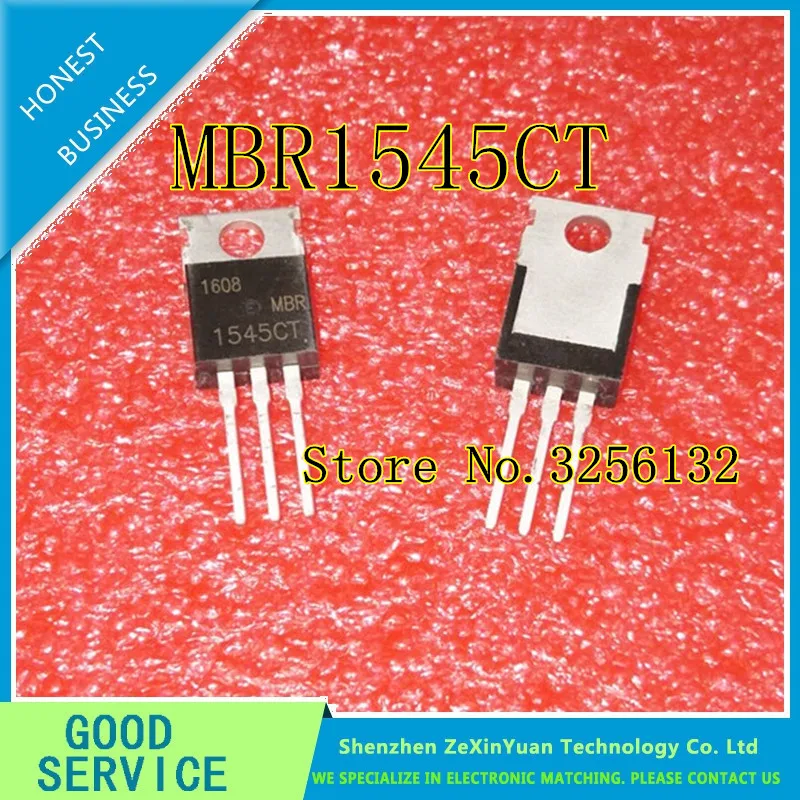 20PCS/LOT MBR1545CT MBR1545 MBR 1545CT TO-220 transistors