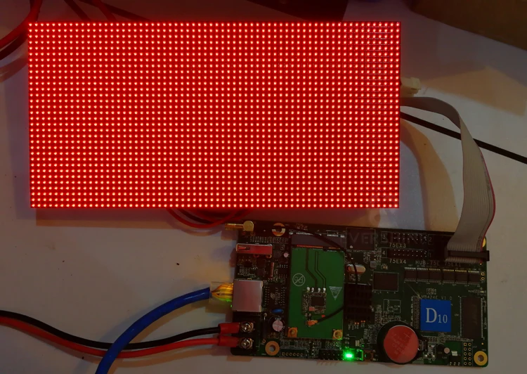 P3 Indoor SMD2121 1/16 Scan 3in1 RGB Full Color LED Display Screen Panel Module 192*96mm 64*32 Pixels