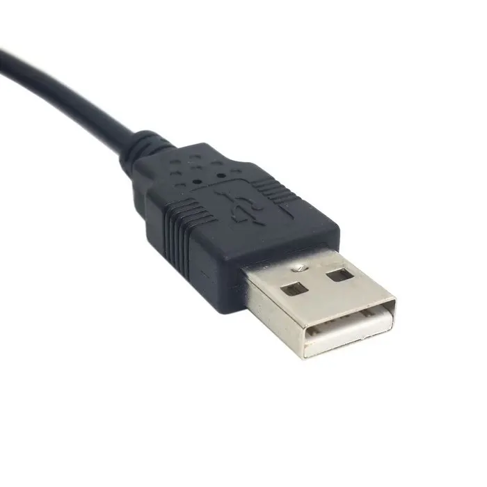 USB A Type Male to F Female Extension Cable w/ screw for Panel mount Type Cable 20cm 50cm 1m 2m 3m Black