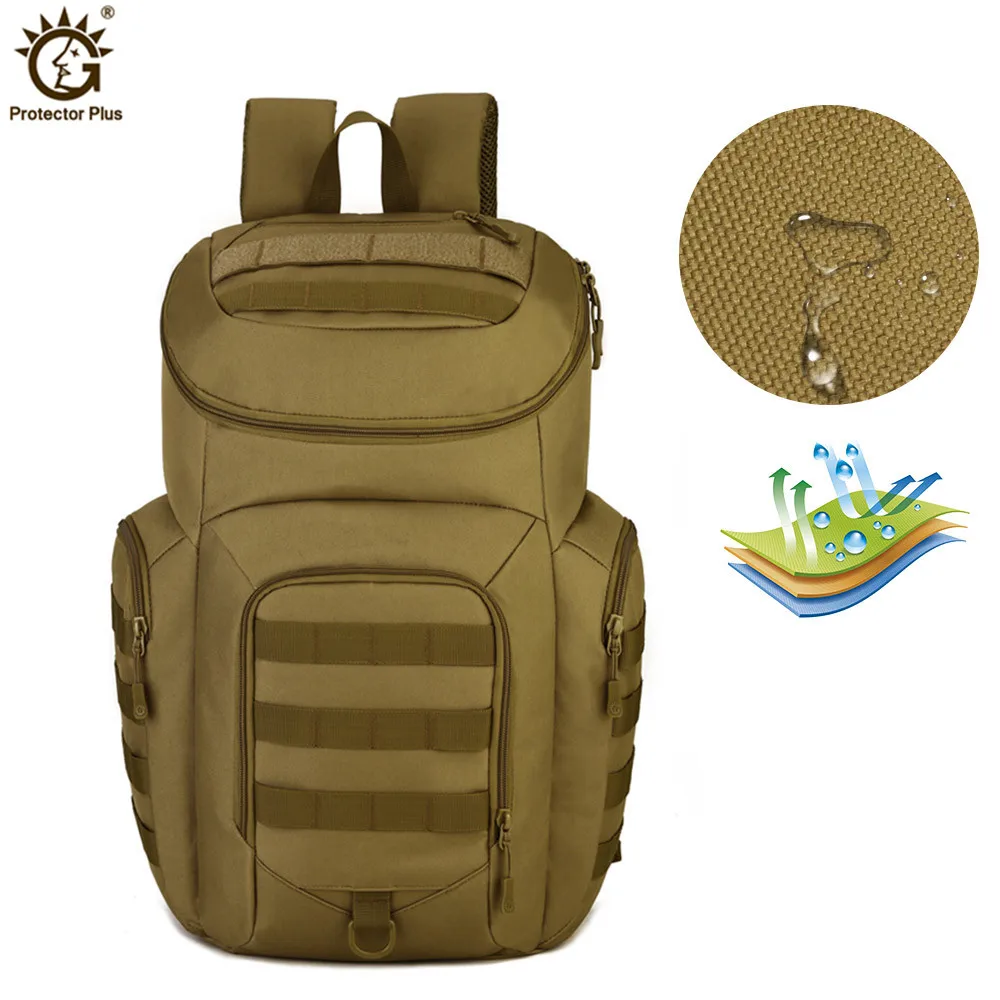 Imagem -03 - Mochila Tática Camuflagem para Homens e Mulheres Pacote de Assalto Impermeável Caminhadas ao ar Livre Camping Caça 40l