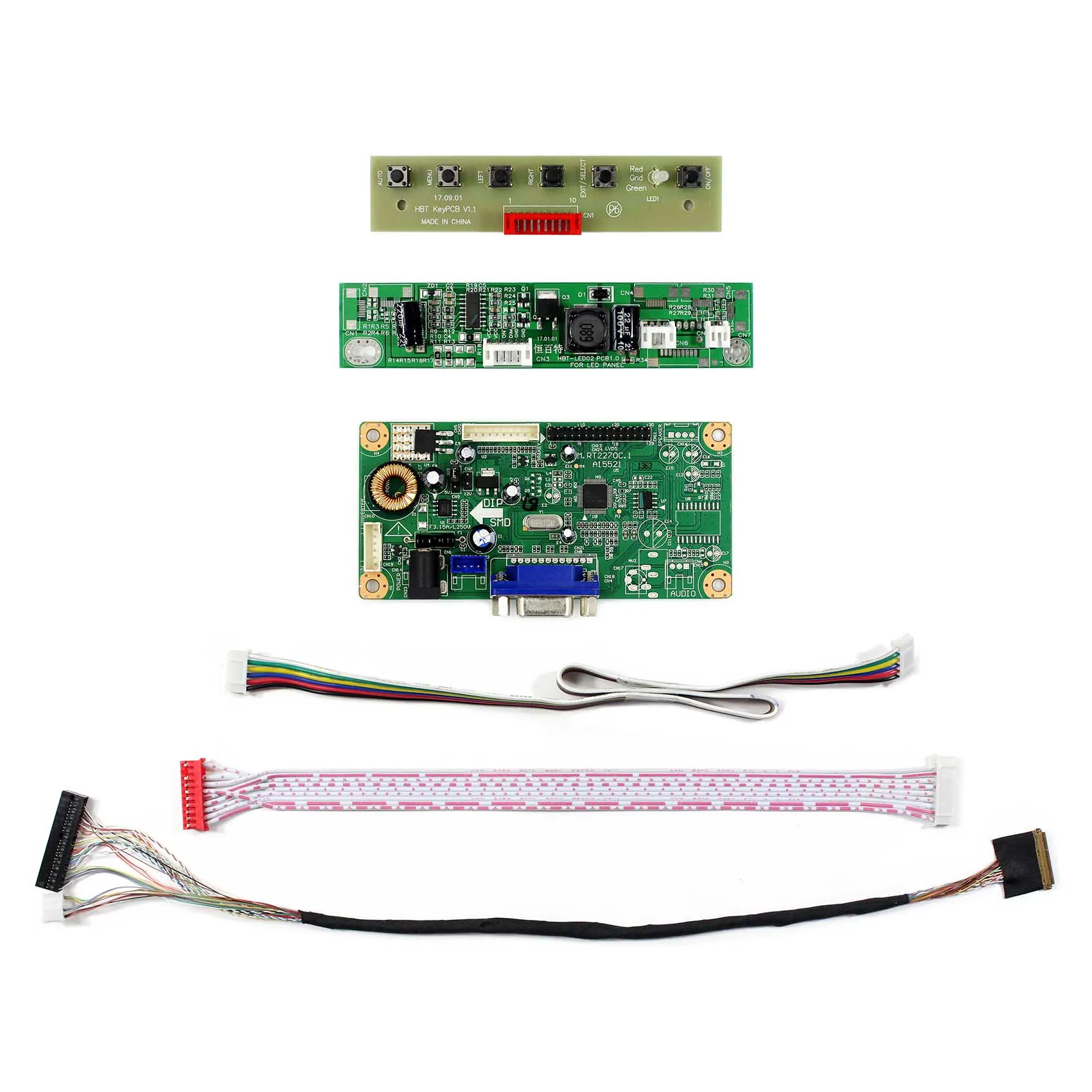 17インチ1920x1200 ltn170ct10 lp171wu6 vga lcdコントローラーボード (ドライバーボード)