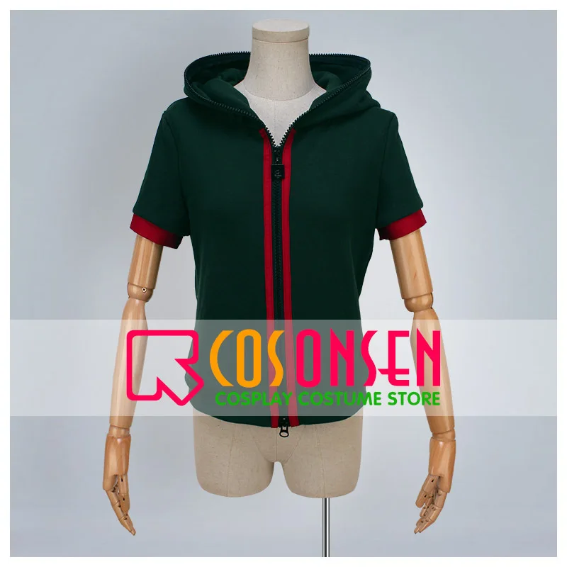 

COSPLAYONSEN Dangan Ronpa Magazine Makoto Naegi Cosplay Costume Short Sleeve Jacket