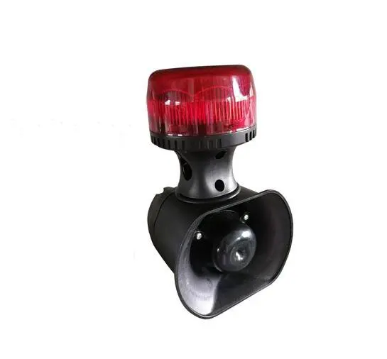 Motorcycle warning equiments 12W led warning beacon light+3sounds 40W siren alarm amplifier speaker+switch controller+microphone