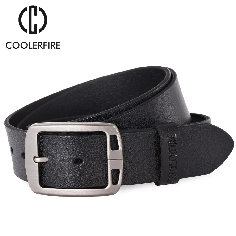 男性の本物の革ベルト男性高品質の高級ストラップ男性ベルト男性ファッションヴィンテージピンバックルジーンズ