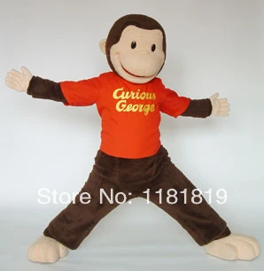 MASCOT George monkey mascot costume custom fancy costume cosplay kits  mascotte theme fancy dress carnival costume