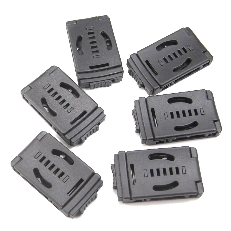 Set of 6 Travel Buckle Large Belt Clip Loop Attachments For DIY Kydex Sheath Holster With Hardware