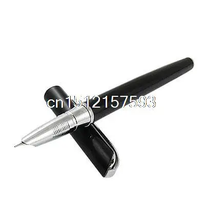 Stationery 0.4mm Nib Squeeze Filling Fountain Pen Black