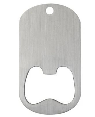 

Wholesale Middle Slot Dog Tag Bottle Openers Stainless Steel hot sales Middle Slot Dog Tag Stainless Steel tag FH890309