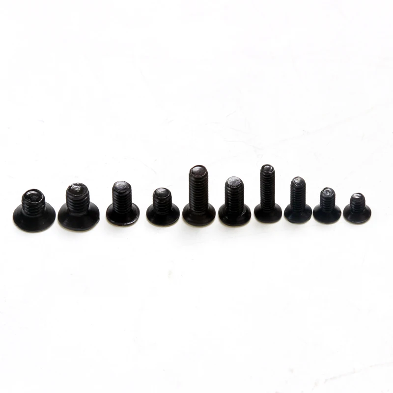300pcs KM Laptop Screws Kit Assorted Assemble Repair Black Set Computer Screw Tools Parts For Electronic Products 10Sizes