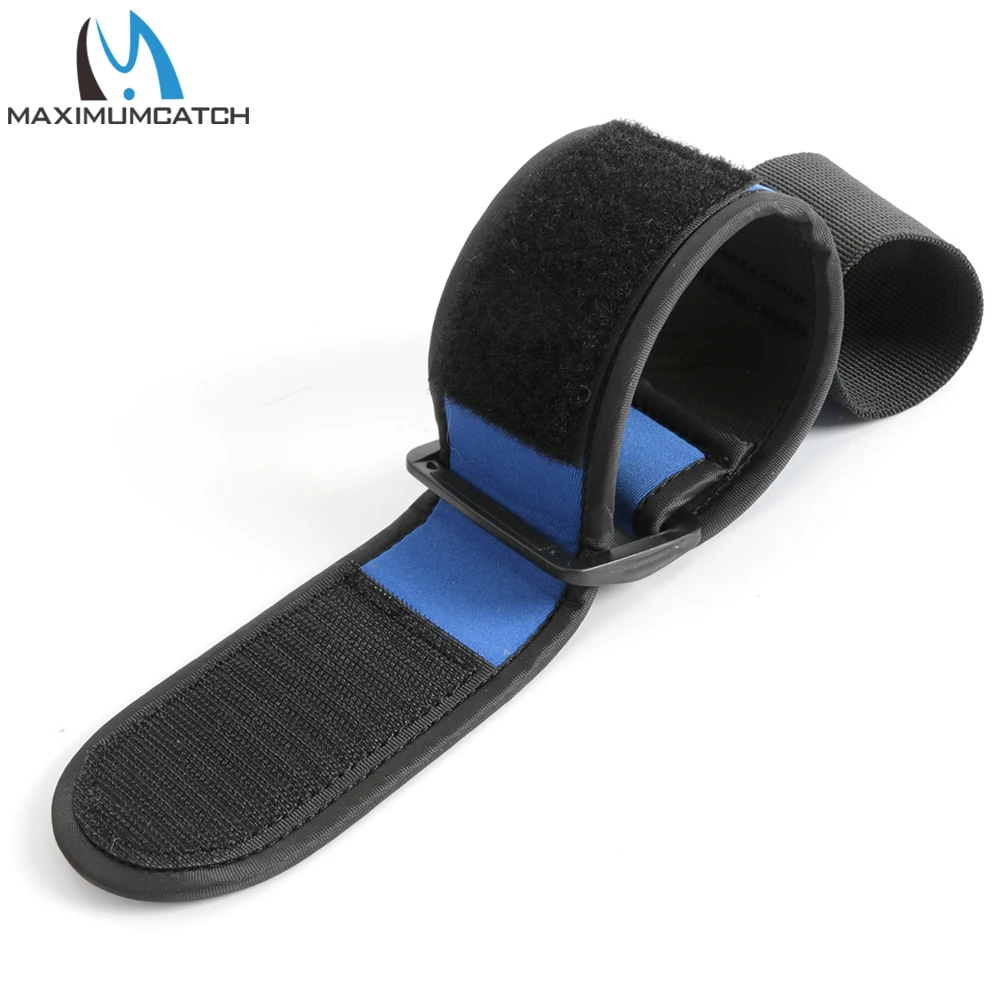 Maximumcatch Neoprene Fishing Wrist Support Casting Aid Fishing Rod Holder Soft Elastic Cushion Attachment Fishing Tool