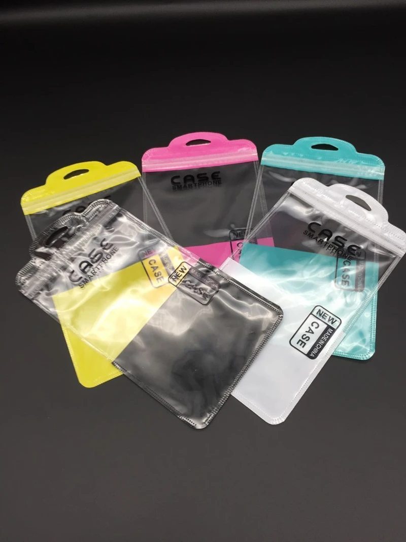 

5000ps 11.5X20.5cm multicolor self sealing Packaging Plastic Bag transparent waterproof Moisture-proof Package storage Bag pouch