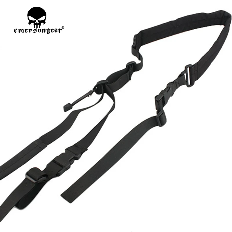 إمرسونجير التكتيكية سريعة للتعديل مبطن 2 نقطة بندقية بندقية الكتف حزام اكسسوارات حقيقية مولتيكام AOR1 AOR2 BK FG