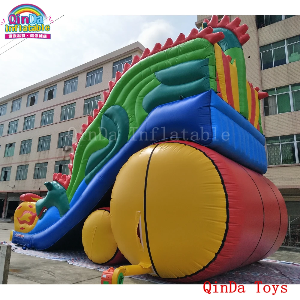 Tobogán inflable de grado comercial para niños, 11x6x7m, grande