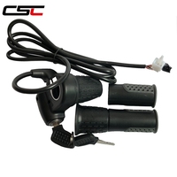 WUXING Electric bike Half Twist Throttle 24/36/48/60/72V with electric lock
