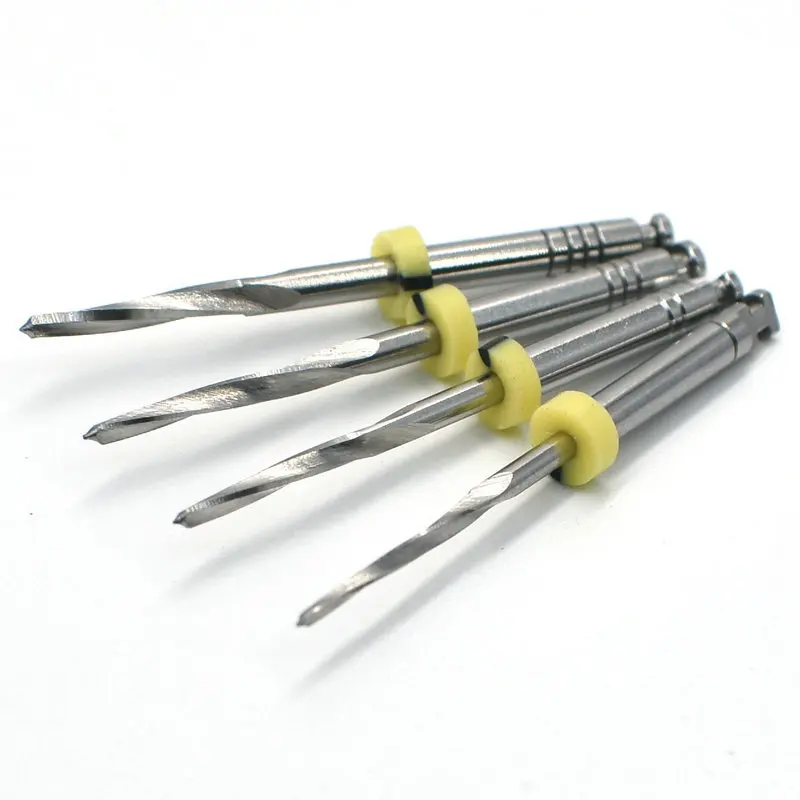 

Dental Stainless Steel Drills Dental Bur For Fiber Post Dental Clinic Lab Material 4Pcs in Pack