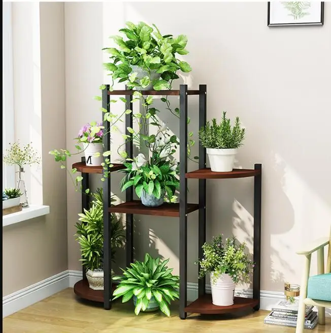 

Flower rack tianyi multi-layer interior decoration floor province space flesh-rich flowerpot shelf living room green carrot balc