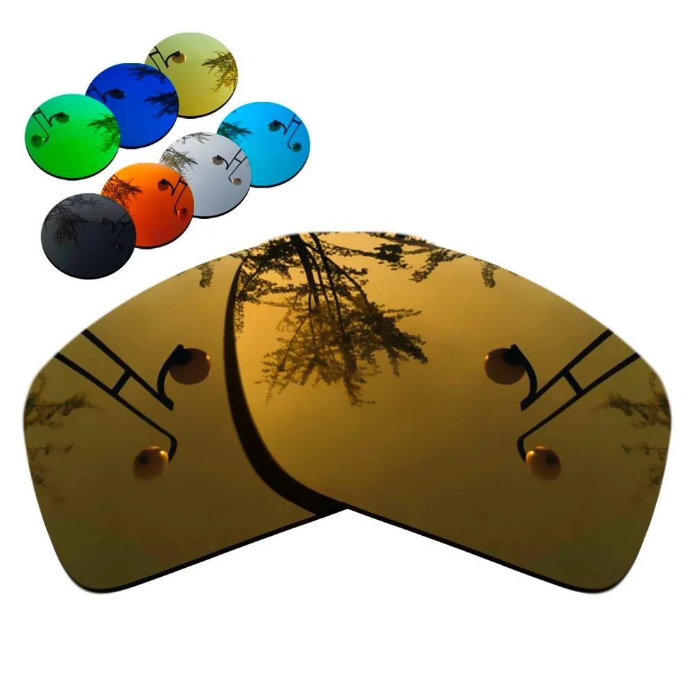 

100% Precisely Cut Polarized Replacement Lenses for Split Shot Sunglasses Copper Mirrored Coating Color- Choices