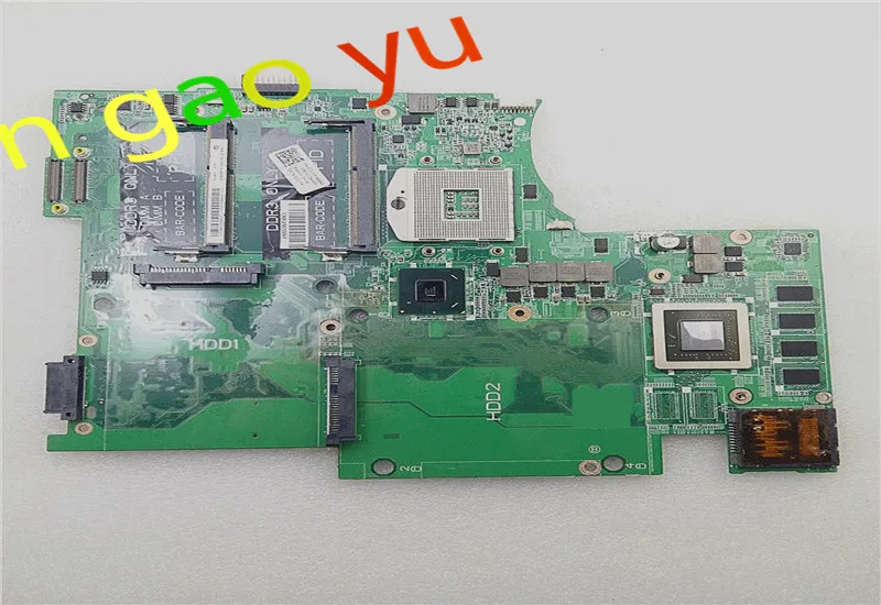 

For DELL For XPS 17 L702X Laptop Motherboard N12E-GE2-B-A1 JJVYM 0JJVYM CN-0JJVYM DAGM7MB1AE0 DDR3 100% Tested Perfectly