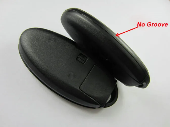 No Groove Old Model 4 Buttons Smart Remote Key Shell for GTR Case For Nissan Old Sylphy Teana Qashqai X-Trail With Key Blade