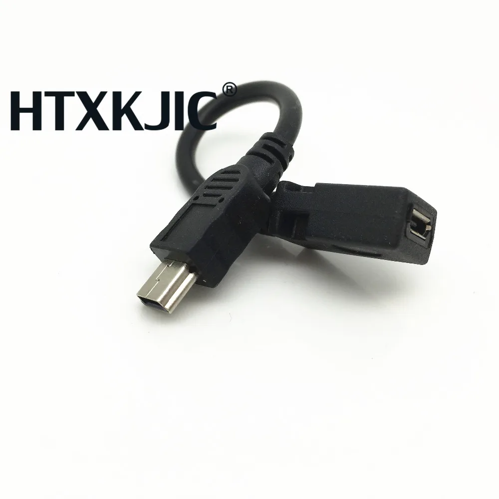 كابل تمديد usb 2.0 صغير 5-pin إلى micro USB 2.0 ، كابل موصل 10 سنتيمتر ذكر إلى أنثى