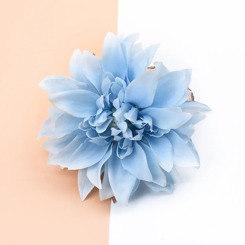 10 Stück 10CM Künstliche Pflanzen Blumen Großhandel Seiden-Gerbera Festliche Dekoration für Zuhause Hochzeit DIY Kranz Künstliche Staubblätter Brosche – Detail 11