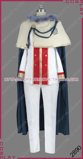 

Black Clover: Quartet Knights Magic Knight Golden Dawn Klaus Lunettes Uniform Outfit Cosplay Costume S002