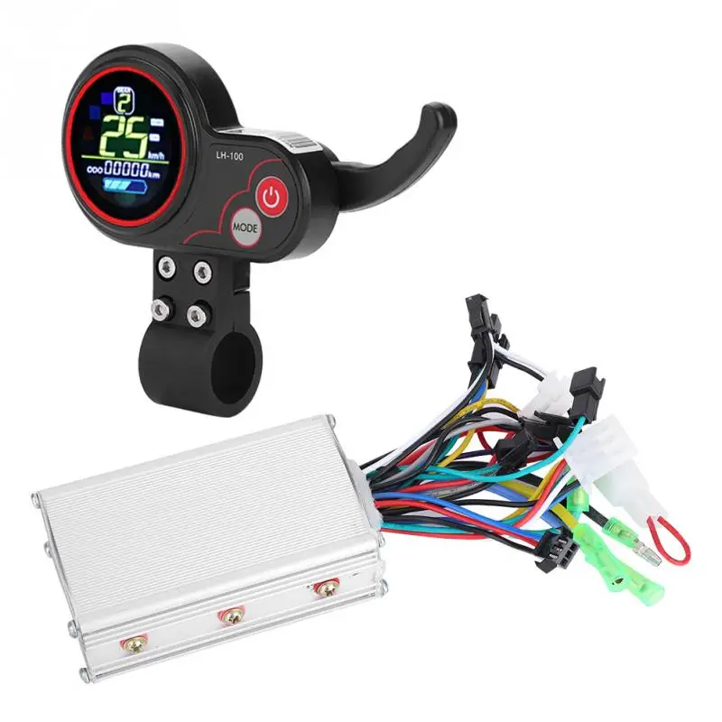 24V 36V 48V 60V Electric Bicycle Bike Scooter Controller LCD Display Control Panel with Shift Switch E-bike Accessories