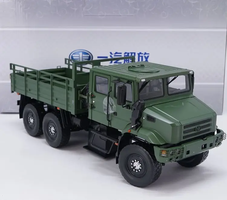 Alloy Model 1:24 FAW Jiefang MV3 Off-Road Military Tactical Truck Vehicles Collectible DieCast Scale Model Replica Decoration