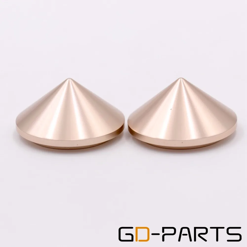 30mm-16mm obrabiane stałe aluminium izolacja stopy kolce stojak klocki tłumik drgań dla Hifi Audio DIY AMP głośnik gramofon DAC