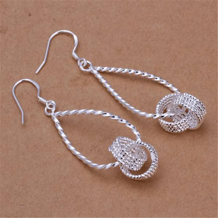 Special explosion models free shipping  silver color  jewelry factory wholesale fashion elegant women  earrings