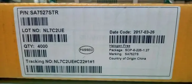 Free Shipping IC SA7527STR SA7527S SA7527  POWER FACTOR CORRECTION CONTROLLER OF CRITICAL DUCTING Chip SOP-8