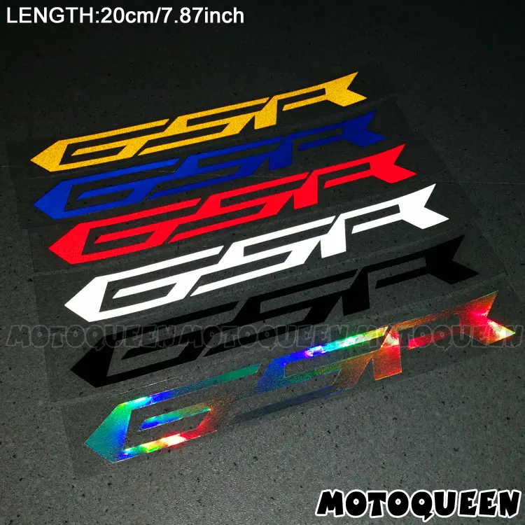 

Reflective Motorcycle Wheels Fairing Helmet Side Tank Pad Decoration Logo Label Stickers Decals For SUZUKI GSR 250 600 750 1000