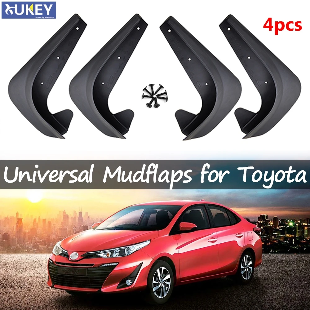 Mud Flaps Mudflaps Splash Guard Depan Belakang untuk Toyota Auris Agya Aygo AB10 AB40 Corolla Allex IQ Etios Koba Prius RAV4 Yaris