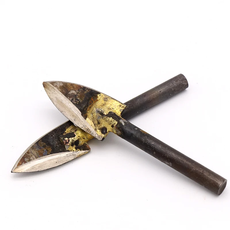 1pcs 6mm Shank Welding Milling Cutter Wood Carving Knife Cutters Root Heads Optic Grinders Grinding Woodworking Engraving Tools