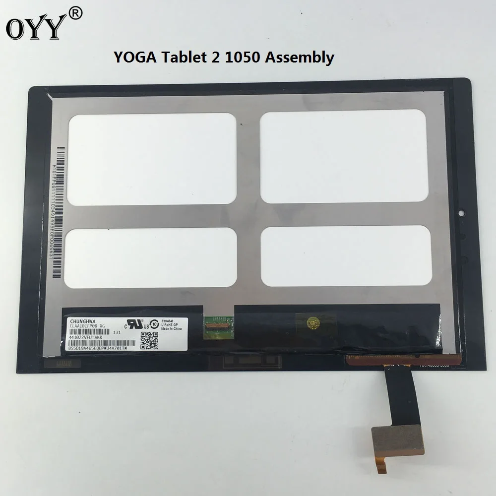 new LCD Display Panel screen Monitor Touch Screen Digitizer glass Assembly For Lenovo Yoga tablet 2 1050 1050F 1050L 1050LC