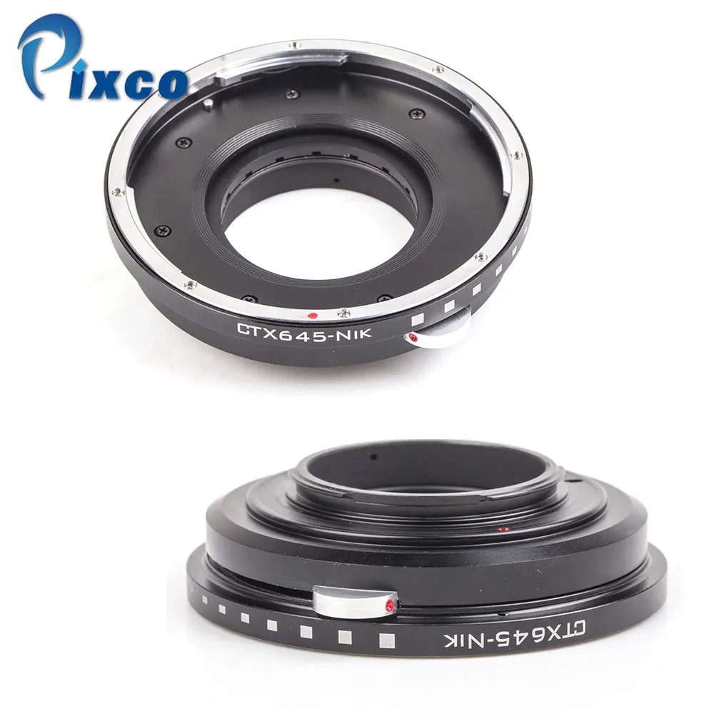 Pixco For CTX645-Nik Adjustable Aperture Suit For Contax 645 Mount Lens to Nikon(D)SLR Camera Adapter D810A D7200 D5500 D750