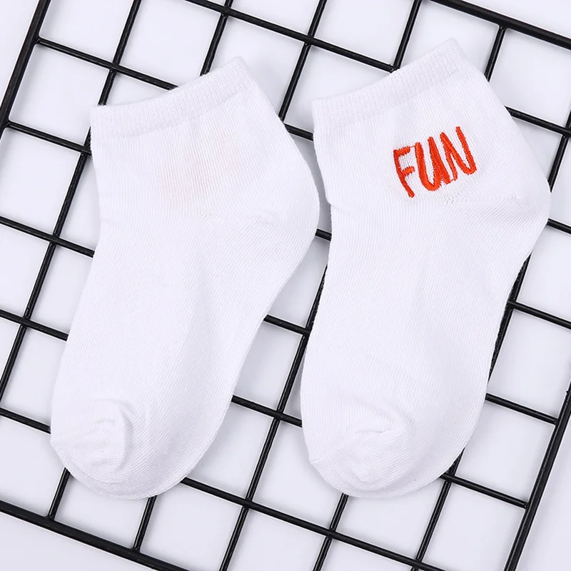 Funny Korean Boys Girls Cotton Socks School Kids Crew Sox White Watermelon Cactus Pineapple Fruit Pattern Casual Sweet Cute