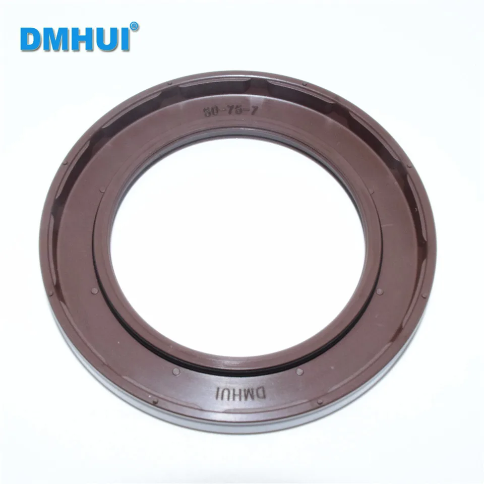 

DMHUI Rotary Shaft Oil Seal 50*75*7/50x75x7mm BABSL Type FKM Rubber Material - High Pressure Grease Seal Ring