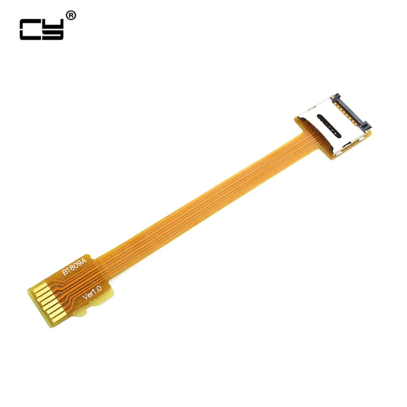 

Flat Wire Micro SD TF Memory Card Kit Male To Female Extension Cable Soft Flat FPC Lengthen Cable Extender 10cm 16cm