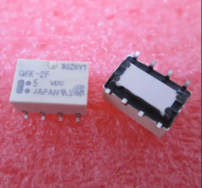 

HOT NEW telecommunication relay G6K-2F-5VDC G6K-2F 5VDC G6K-2F-5 G6K2F 5VDC DC5V 5V SOP8