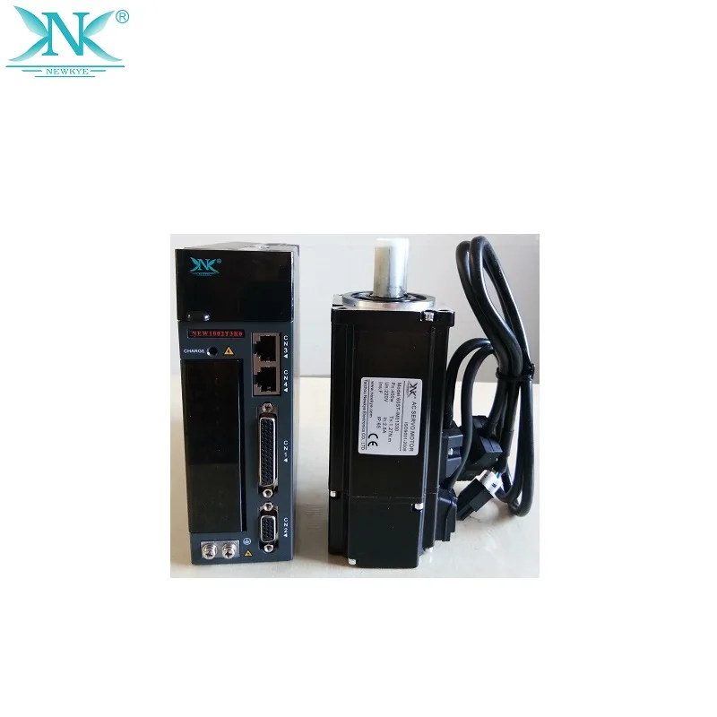 NEWKYE 200w AC servo motor and servo driver kit for grinding machine