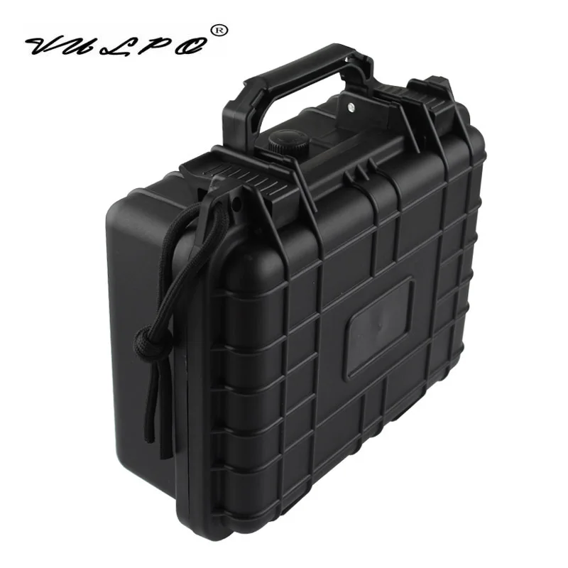 VULPO Tactical ABS Hard Pistol Storage Case Gun Case Padded Hunting Accessories Gun Carry Box