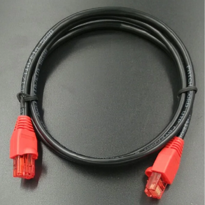 Cabo de rede cat5e ethernet, novo, 0.5m, 1m, 2m, 3m, 5m, cat5e