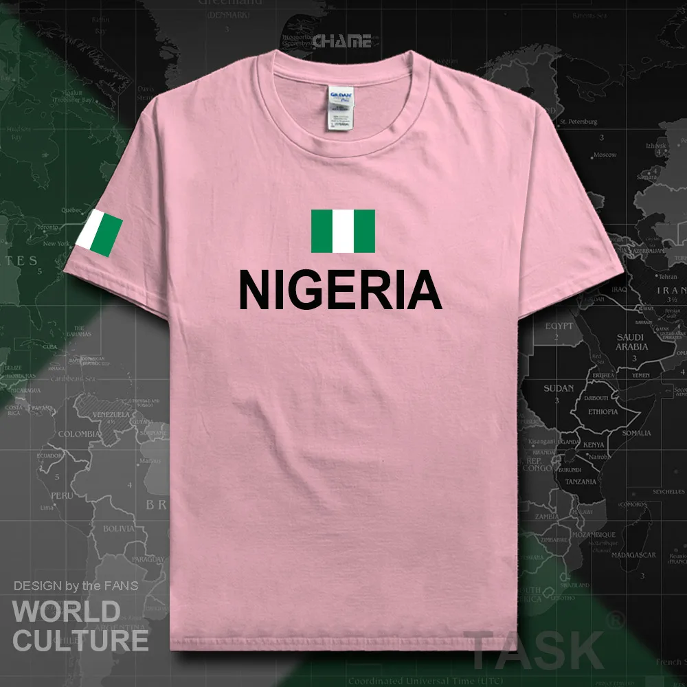 Nigeria Nijeriya men t shirts jerseys nation sporting Nigerian 100% cotton t-shirt fitness Africa clothing tees country flags NG