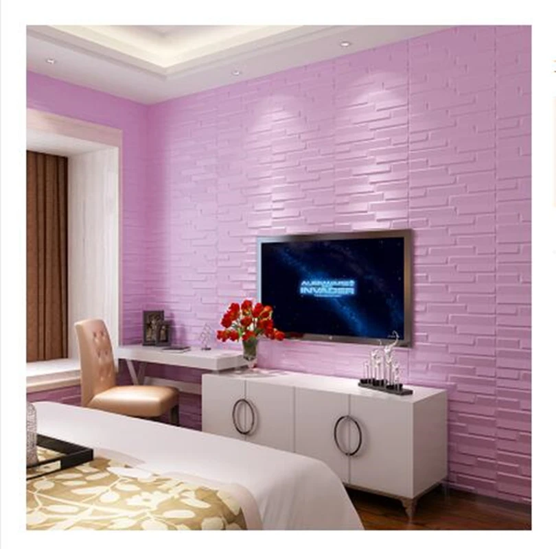 70*77 cm Auto-adesivo criativo do tijolo da parede 3d papel de parede sala quarto decorativa simulação macio à prova d' água adesivo