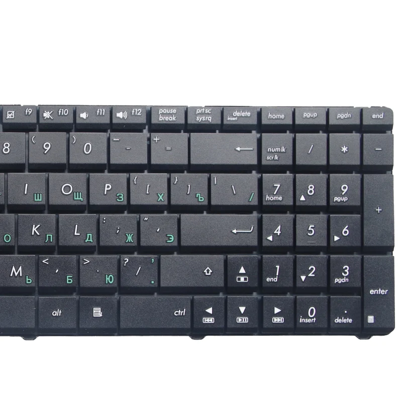 GZEELE rosyjska klawiatura dla Asus N53 X53 X54H k53 A53 N60 N61 N71 N73S N73J P52 P52F P53S A52J X55V X54HR X54HY N53T RU nowy — zdjęcie 4